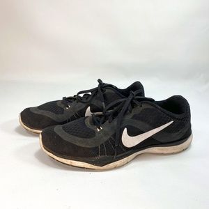 Nike Black Size 9 Training Flex TR 6 Mesh Lace-up Tennis Athletic Sneaker